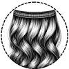 18" Invisible Wire European Hair Warm Chestnut to Honey Blonde #T4 24 16 170g (PRE-ORDER, SHIPS IN 4 TO 6 WEEKS)