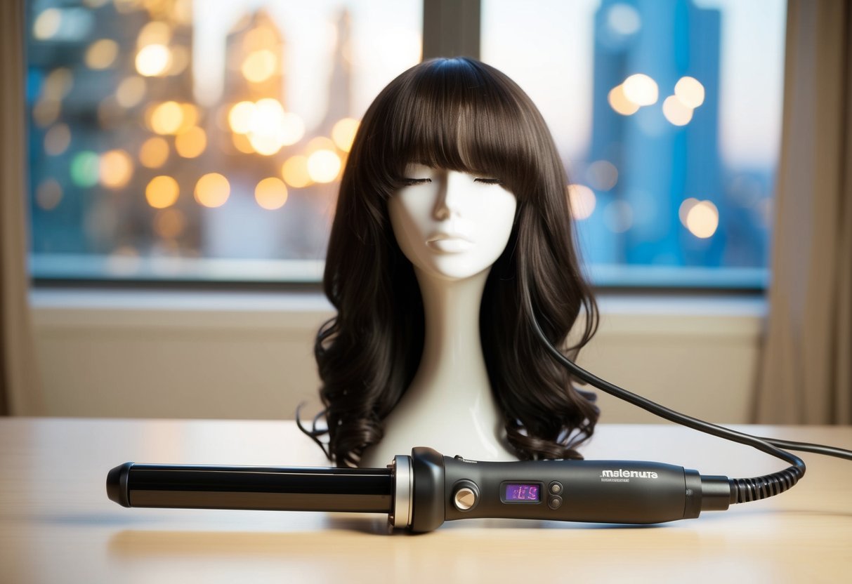 Curling iron for synthetic wigs hotsell