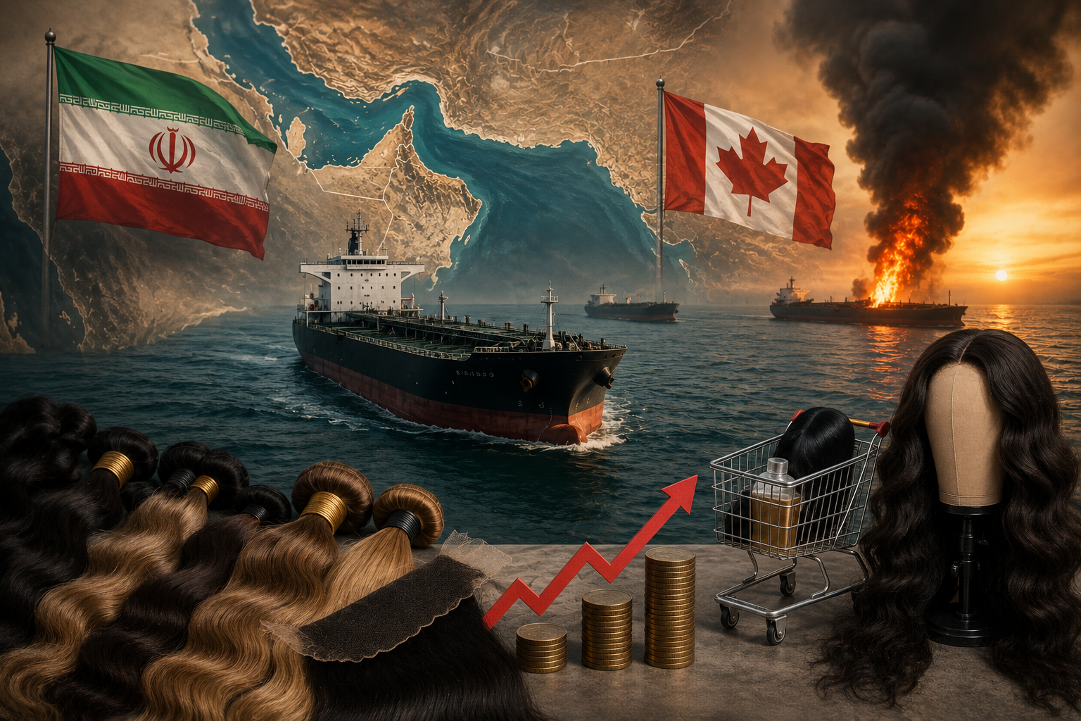 How the Strait of Hormuz Crisis and the 2026 Iran Conflict Are Driving Up Hair Extension & Wig Prices — And Why CanadaHair Is Protecting Our Customers