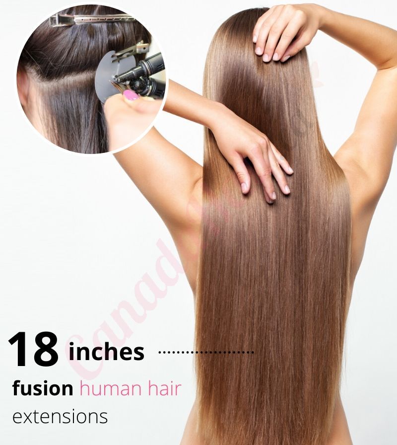 18 inch Keratin Prebonded Fusion hair extensions Real Human Hair 18 inch