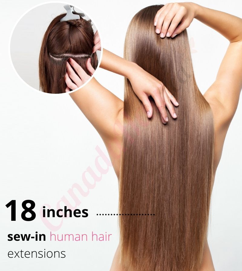 Human hair 18 inch clearance