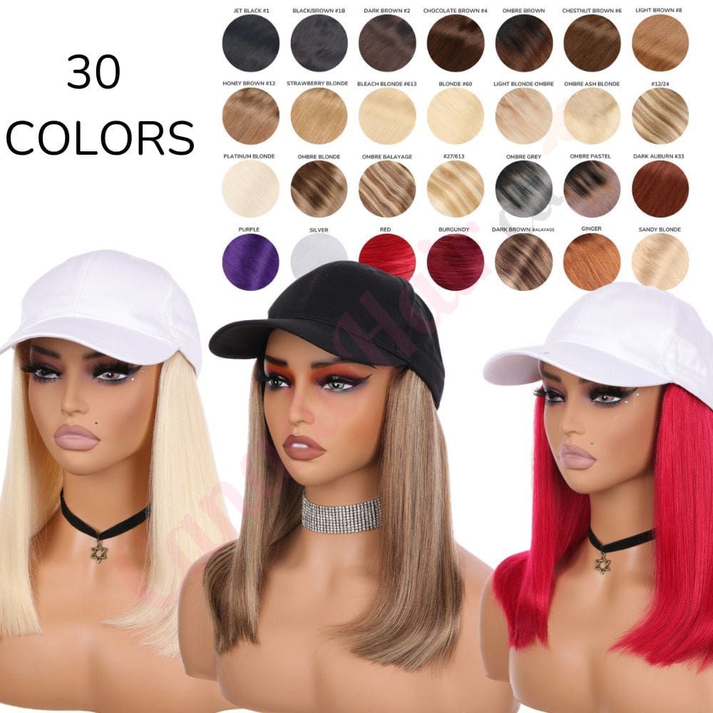 10 inch Wig Hat Human Hair