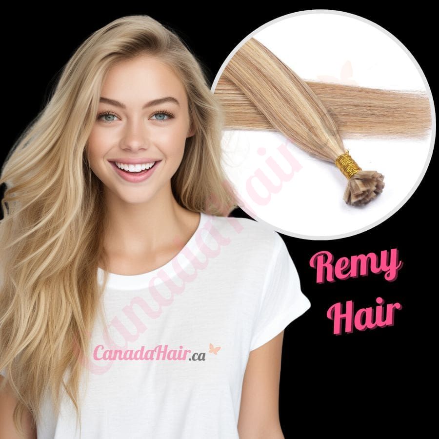 Remy hair extensions ash blonde top