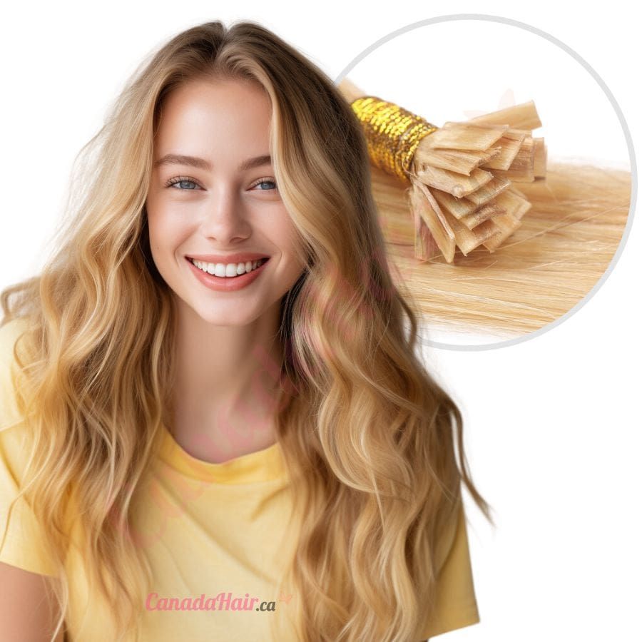 Honey Brown Ash Blonde 12 24 FUSION hair extensions 100 real hair human hair Qty 20 strands