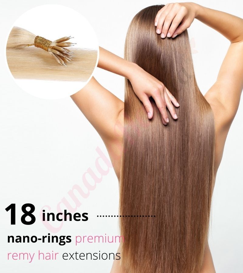 Human hair extensions nano tip hot sale