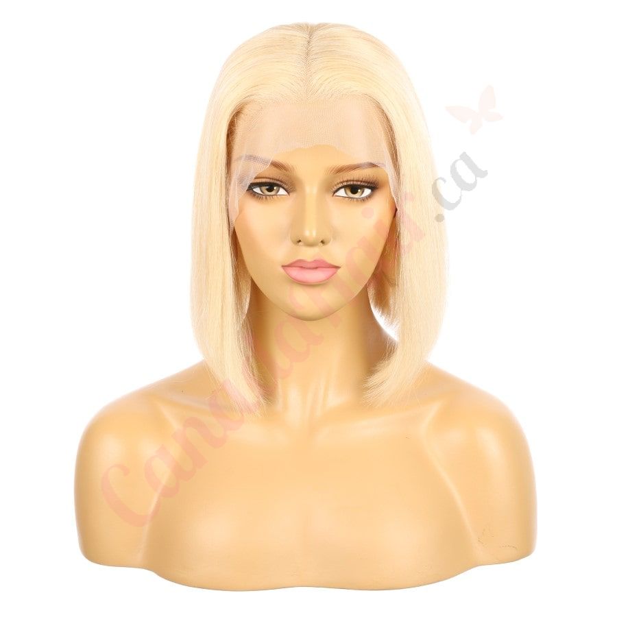 Golden blonde human hair wig shop