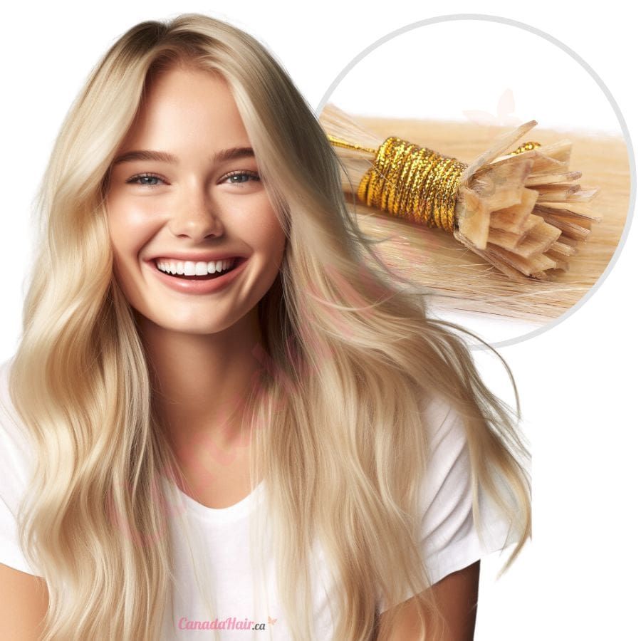 Human hair extensions 27/613 2025