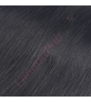 16 inch Clip-ins Synthetic Hair Jet Black #1 150g [FINAL SALE]