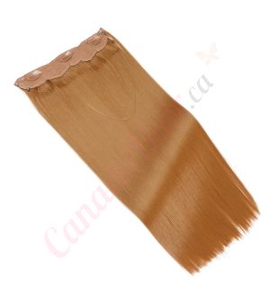 Honey Brown #12 Invisible Wire  Extensions - Synthetic Hair [FINAL SALE]