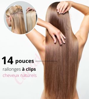 14 Inch Clip-ins Human Hair