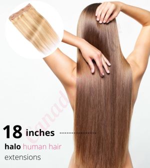 18 Inch Invisible Wire Human Hair