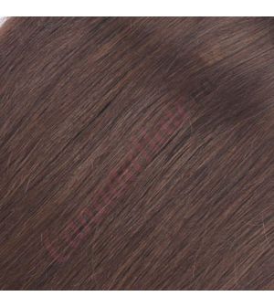 14 inch Wavy Clip-ins Remy Human Hair Dark Brown #2 85g