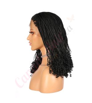 X161115118 - Short Black Synthetic Hair Wig [Final Sale]