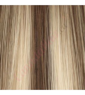 18 inch Clip-Ins European Hair Rooted Medium Brown to Light Ash Blonde #B5A 5AT60 145g(PRE-ORDER, SHIPS IN 4 TO 6 WEEKS)