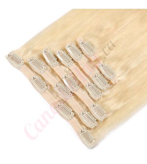 clip in extensions	blonde #60