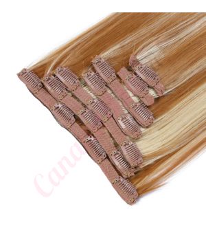 canada hair clip-in extensions color  strawberry blonde bleach blonde 