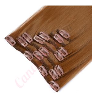 canada hair clip in extensions Honey Brown (#12)