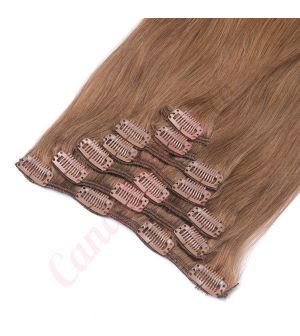 canada hair clip in extensions Light Brown (#8)