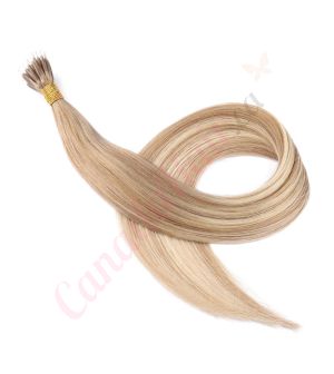 Dark Blonde Balayage Nano-Rings Human Hair