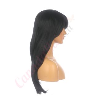 DM1810770-v4 Black Long Synthetic Hair Wig with Bangs [FINAL SALE]