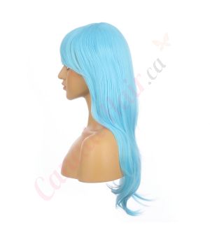 DM1810773-v4 Electric Blue Long Synthetic Hair Wig with Bangs [FINAL SALE]