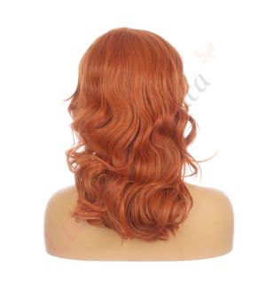 DM1810948-v4 Ginger Short Synthetic Hair Wig with Bangs [FINAL SALE]