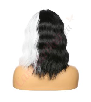 DM2031056-v4 Split Dye Short Synthetic Hair Wig  [FINAL SALE]
