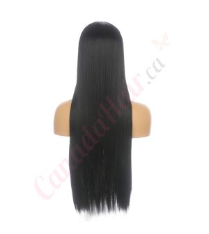 DM2031086-v4 Black Extra Long Synthetic Hair Wig [FINAL SALE]