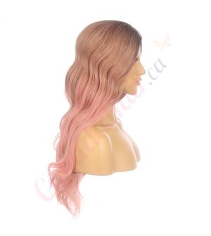 DM2031237-v4 Ombre Pastel Pink Long Synthetic Hair Wig  [FINAL SALE]