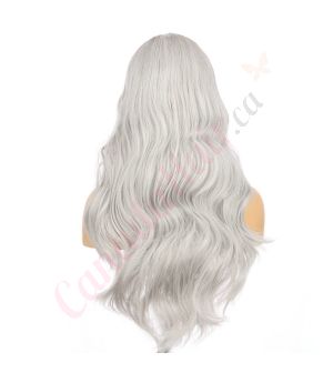 DM2031276-v4 Ombre Grey Long Synthetic Hair Wig  [FINAL SALE]