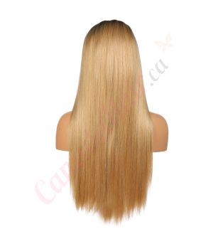 FU190302668 - Long Ombre Blonde Synthetic Hair Wig [Final Sale]