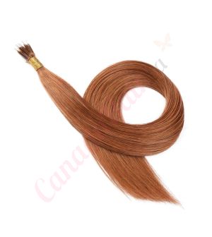Ginger #30 Nano-Rings Human Hair