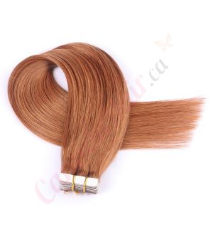 Ginger #30 Tape-ins Human Hair