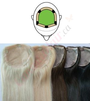 Hair Topper for Full Coverage (Size: 6.5