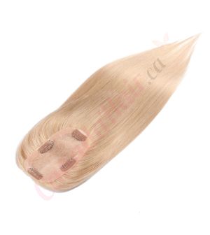 Sandy Blonde Hair Topper For Thinning Hair Part (Size: 2.75 inch x 5 inch) Remy Human Hair 