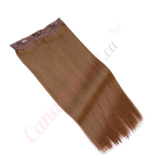 Chestnut Brown #6 Invisible Wire Extensions - Synthetic Hair [FINAL SALE]