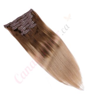Ombre Blonde Clip-ins Human Hair