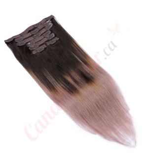 Ombre Pastel Clip-ins Human Hair