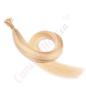 fusion hair extensions canadahair	Strawberry Blonde / Bleach Blonde (#27/613) 