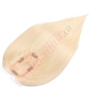 Blonde #60 Hair Topper For Thinning Hair Part (Size: 2.75 inch x 5 inch) Remy Hair