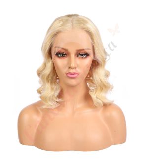 Sofia - Short Blonde Remy Human Hair Wig 14 Inches Bob Wig