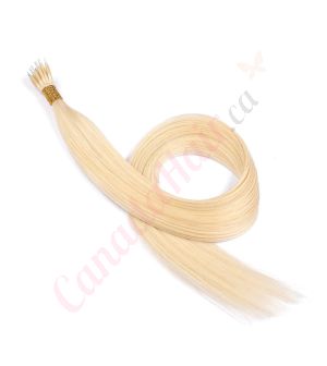 Blonde #60 Nano-Rings Human Hair