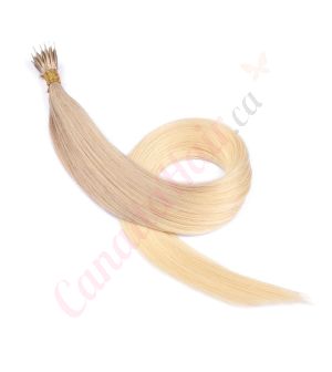 Ombre Ash Blonde Nano-Rings Human Hair