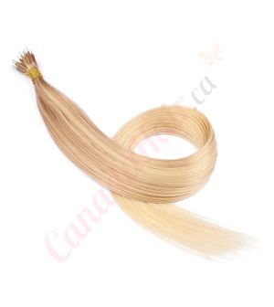 Ombre Light Blonde Nano-Rings Human Hair