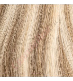 14 inch Wavy Clip-ins Thick Remy Human Hair Icy White Blonde P17A Ice White 125g