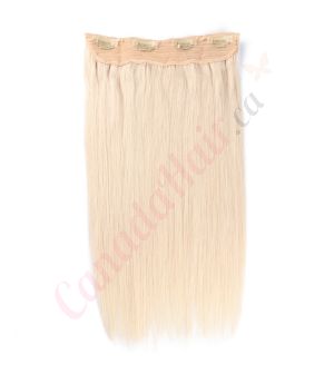 Platinum Blonde Invisible Wire Extensions - Human Hair
