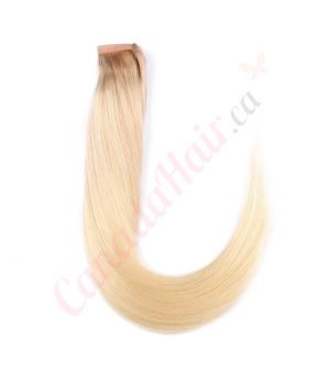 Light Blonde Ombre Ponytail Human Hair