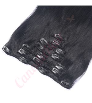 canada hair clip in extensions Jet Black (#1) 