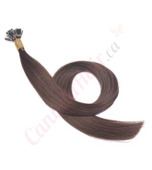fusion hair extensions canadahair	Dark brown #2
