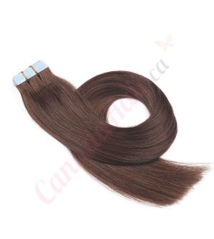 tape-in hair extensions canadahair	Brown #4